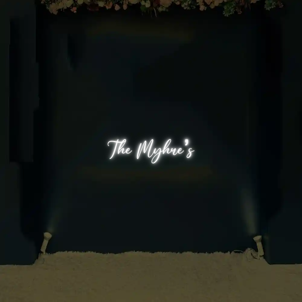 CREATE YOUR OWN WEDDING NEON SIGN The Myhre’s