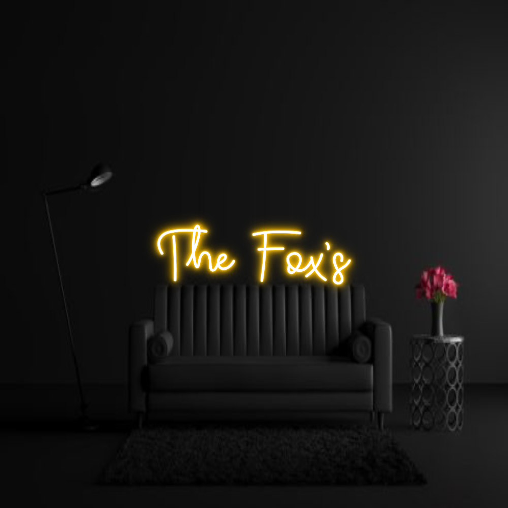 CREATE YOUR OWN WEDDING NEON SIGN The Fox’s
