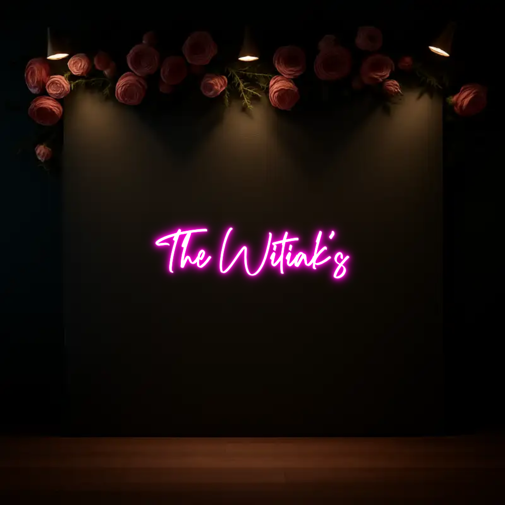 CREATE YOUR OWN WEDDING NEON SIGN The Witiak’s