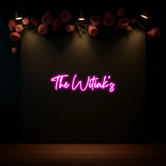 CREATE YOUR OWN WEDDING NEON SIGN The Witiak’s