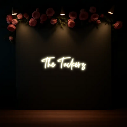 CREATE YOUR OWN WEDDING NEON SIGN The Tuckers