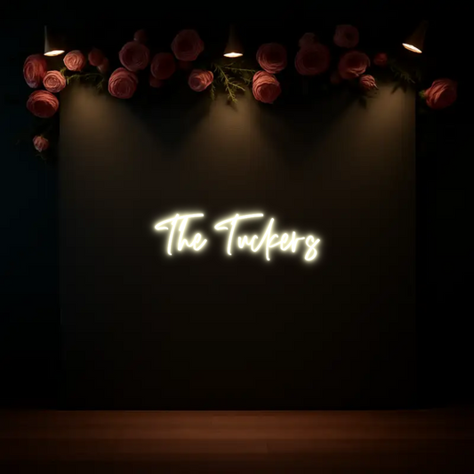 CREATE YOUR OWN WEDDING NEON SIGN The Tuckers