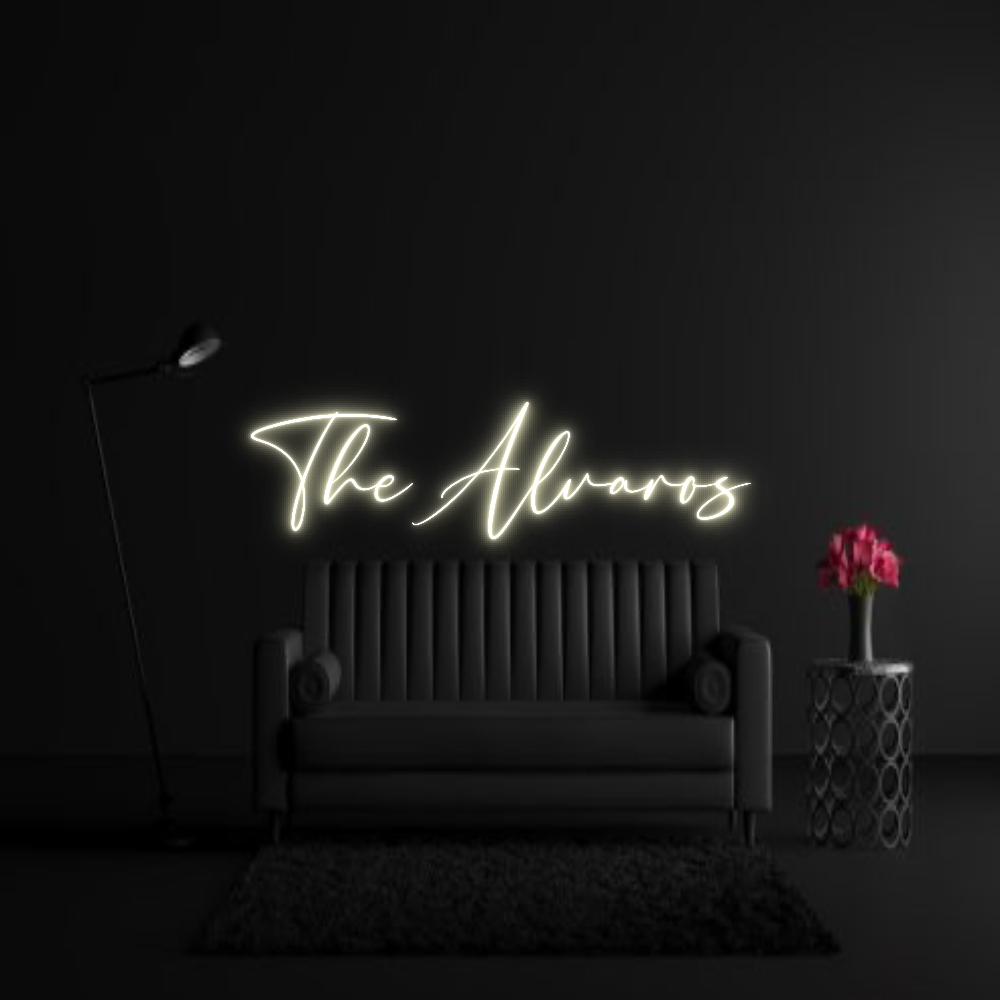 CREATE YOUR OWN WEDDING NEON SIGN The Alvaros