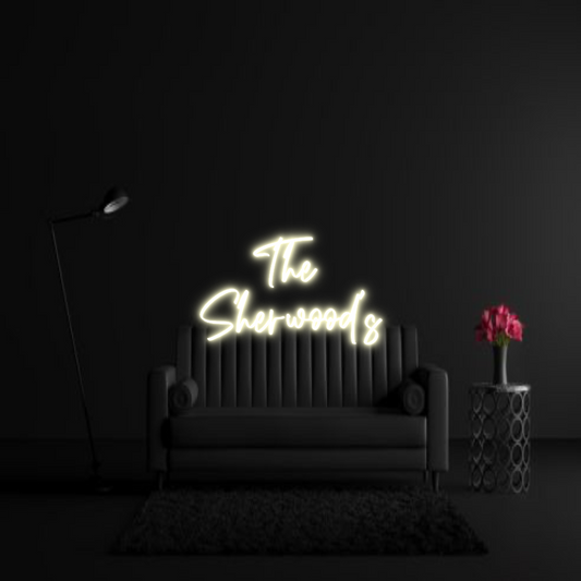 CREATE YOUR OWN WEDDING NEON SIGN The 
Sherwoo...