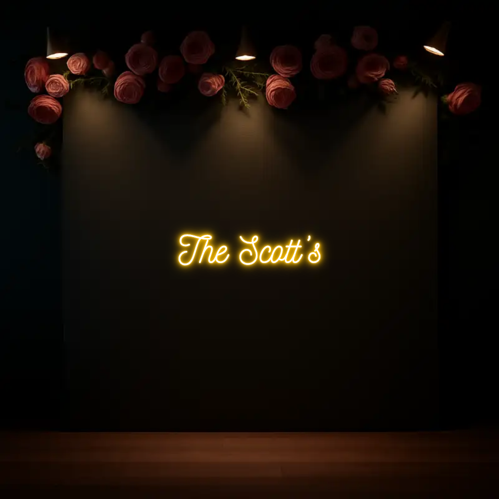 CREATE YOUR OWN WEDDING NEON SIGN The Scott’s