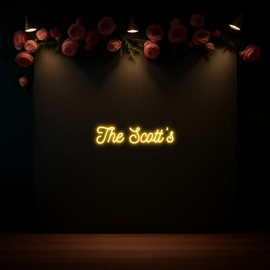 CREATE YOUR OWN WEDDING NEON SIGN The Scott’s