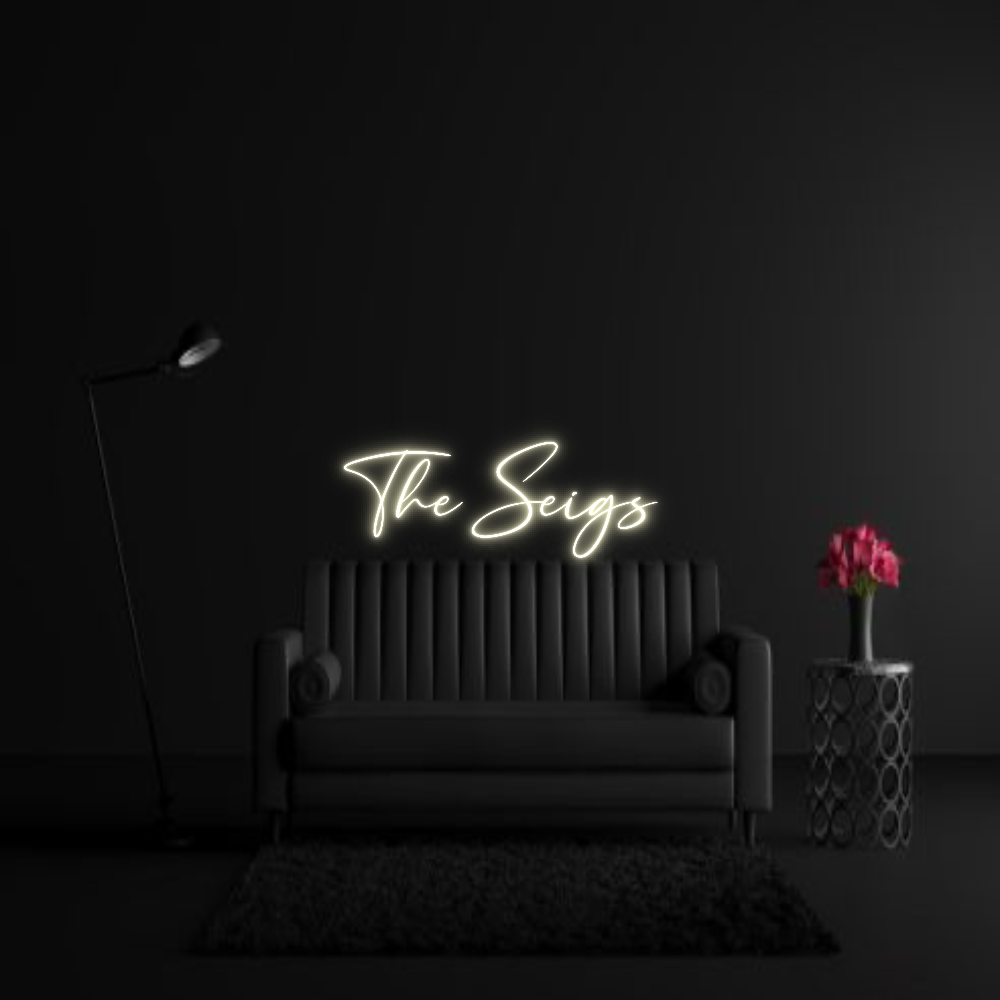 CREATE YOUR OWN WEDDING NEON SIGN The Seigs