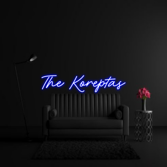 CREATE YOUR OWN WEDDING NEON SIGN The Koreptas