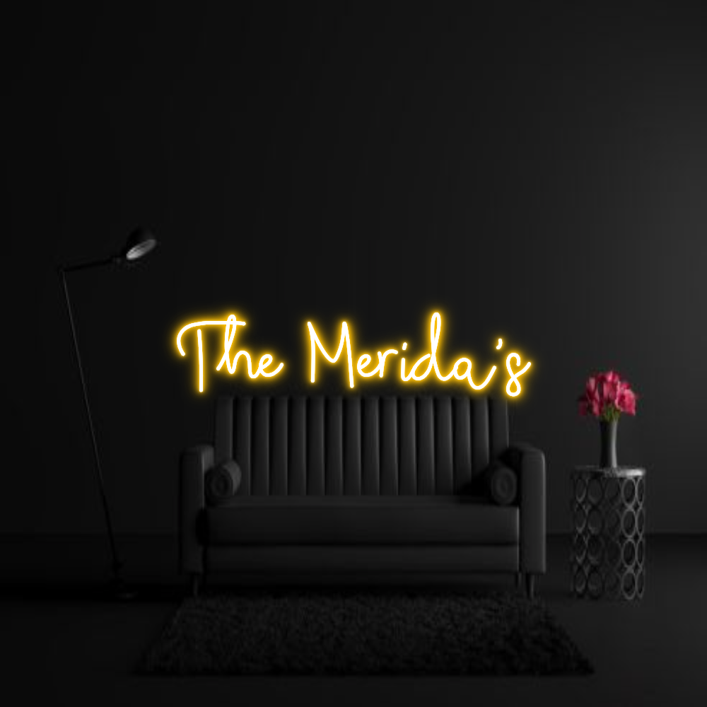 CREATE YOUR OWN WEDDING NEON SIGN The Merida's