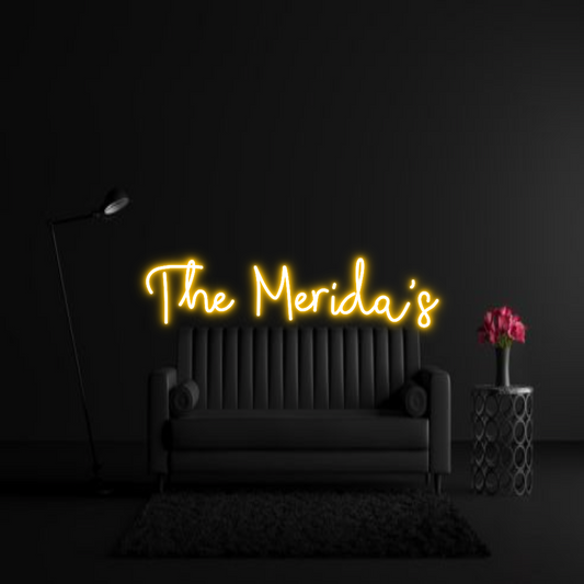 CREATE YOUR OWN WEDDING NEON SIGN The Merida's