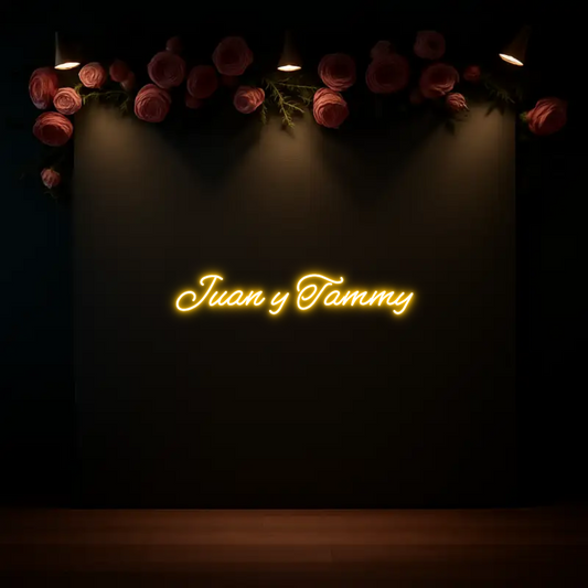 CREATE YOUR OWN WEDDING NEON SIGN Juan y Tammy