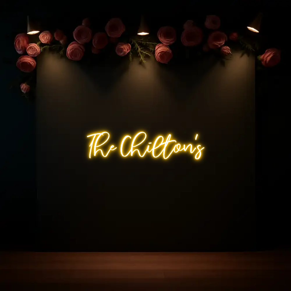 CREATE YOUR OWN WEDDING NEON SIGN The Chilton's