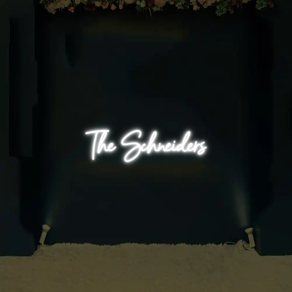 CREATE YOUR OWN WEDDING NEON SIGN The Schneider...