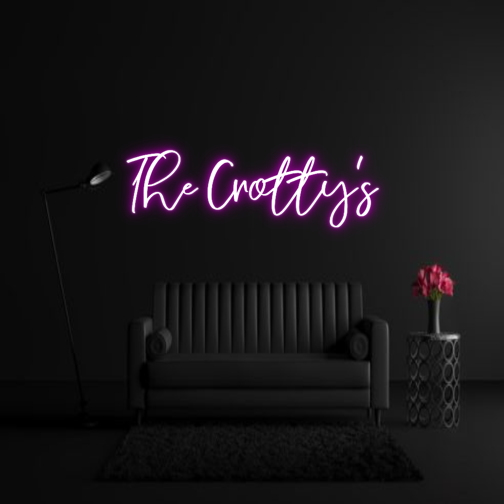 CREATE YOUR OWN WEDDING NEON SIGN The Crotty's