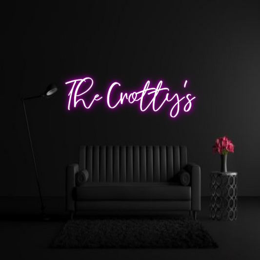 CREATE YOUR OWN WEDDING NEON SIGN The Crotty's