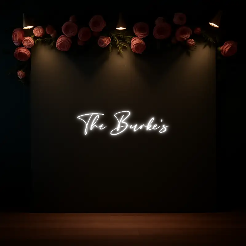 CREATE YOUR OWN WEDDING NEON SIGN The Burke’s