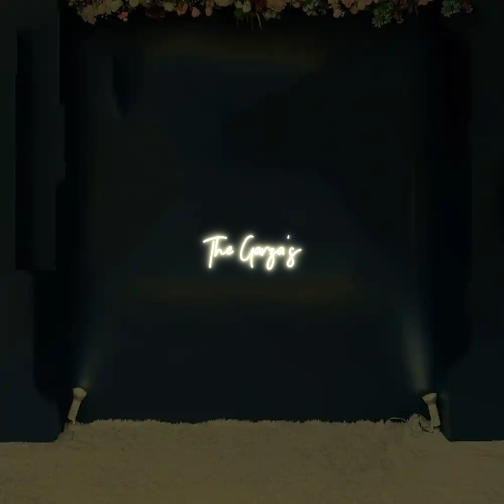 CREATE YOUR OWN WEDDING NEON SIGN The Garza’s