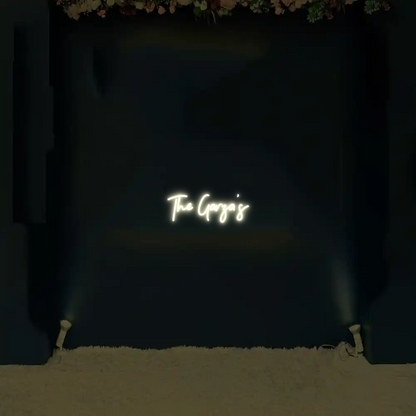 CREATE YOUR OWN WEDDING NEON SIGN The Garza’s