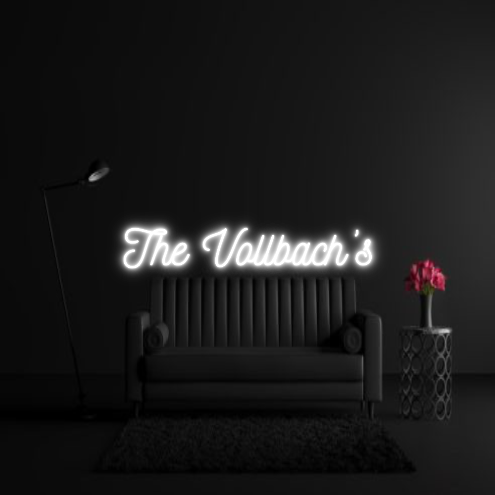 CREATE YOUR OWN WEDDING NEON SIGN The Vollbach’s