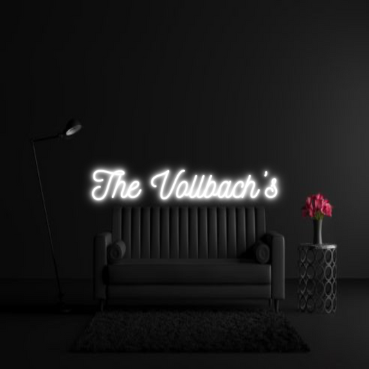 CREATE YOUR OWN WEDDING NEON SIGN The Vollbach’s