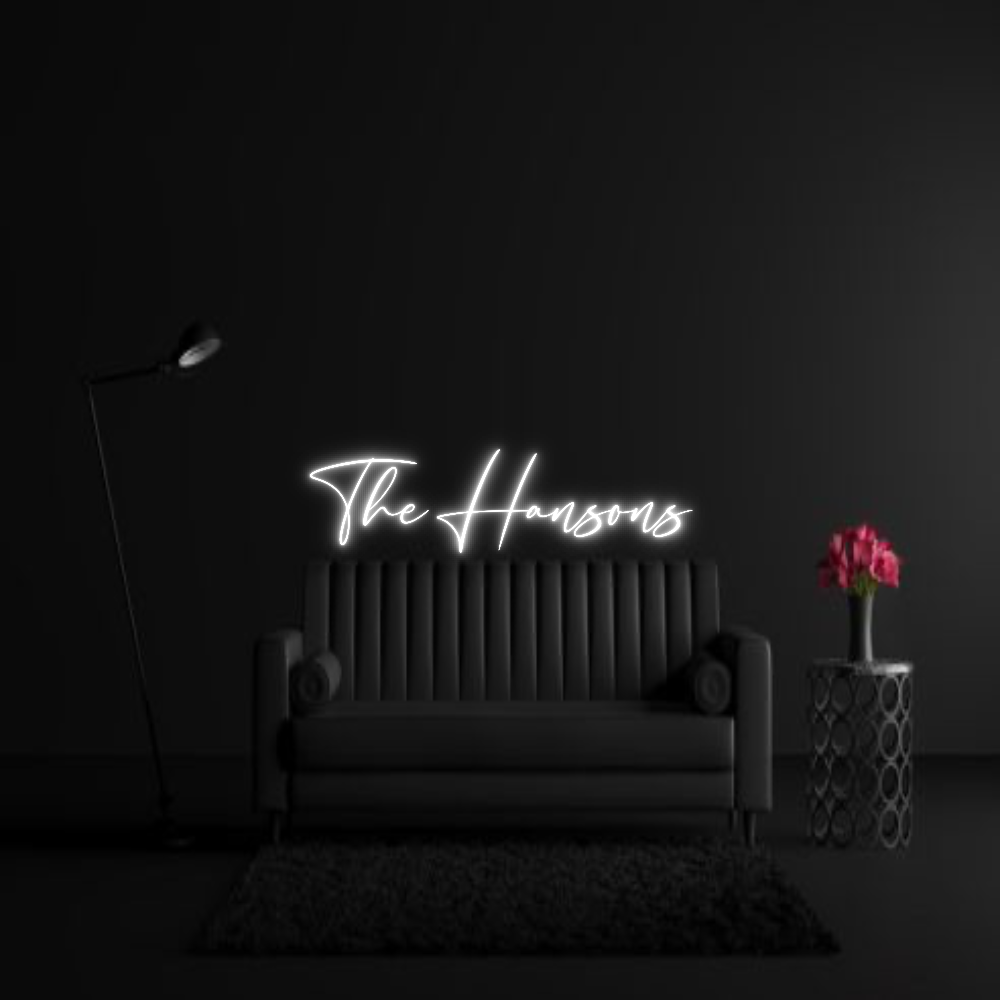 CREATE YOUR OWN WEDDING NEON SIGN The Hansons