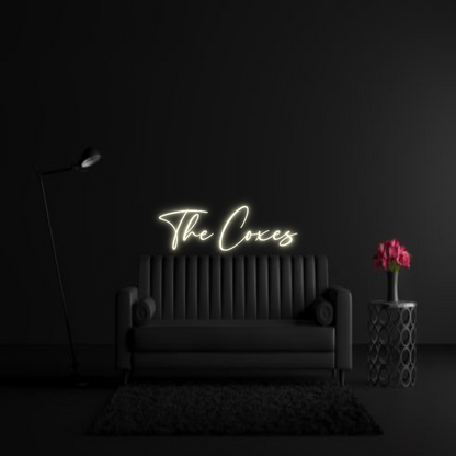 CREATE YOUR OWN WEDDING NEON SIGN The Coxes