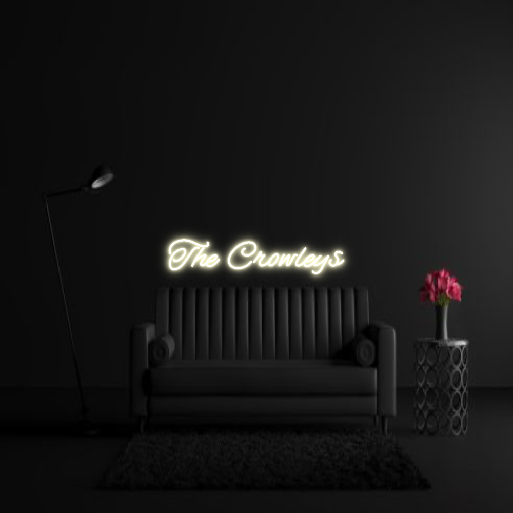 CREATE YOUR OWN WEDDING NEON SIGN The Crowleys