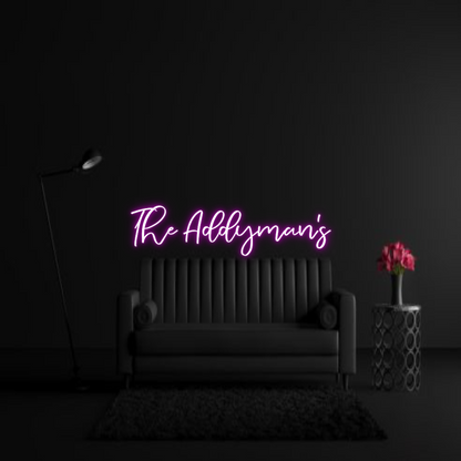 CREATE YOUR OWN WEDDING NEON SIGN The Addyman’s