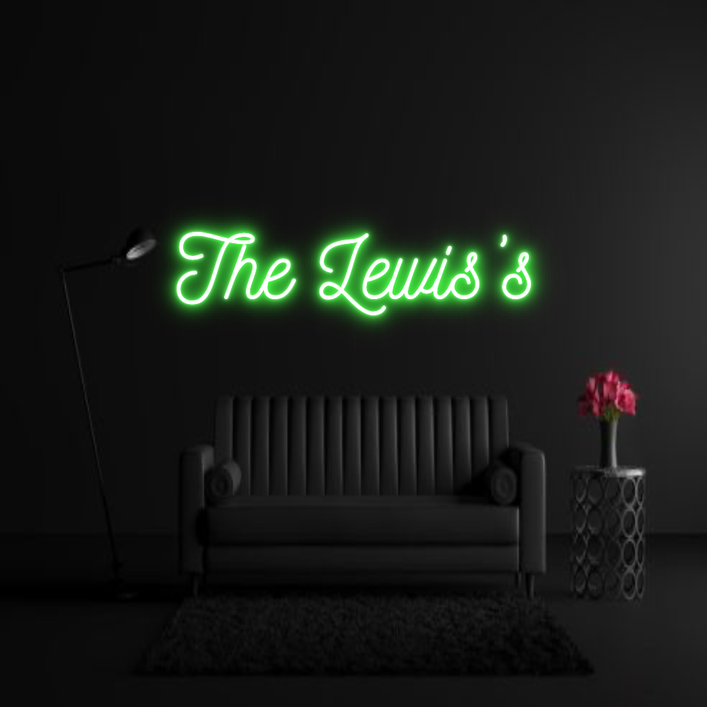 CREATE YOUR OWN WEDDING NEON SIGN The Lewis’s