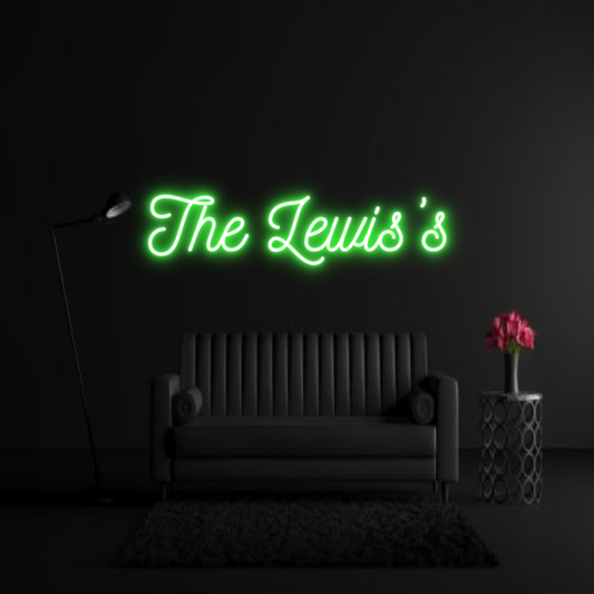 CREATE YOUR OWN WEDDING NEON SIGN The Lewis’s