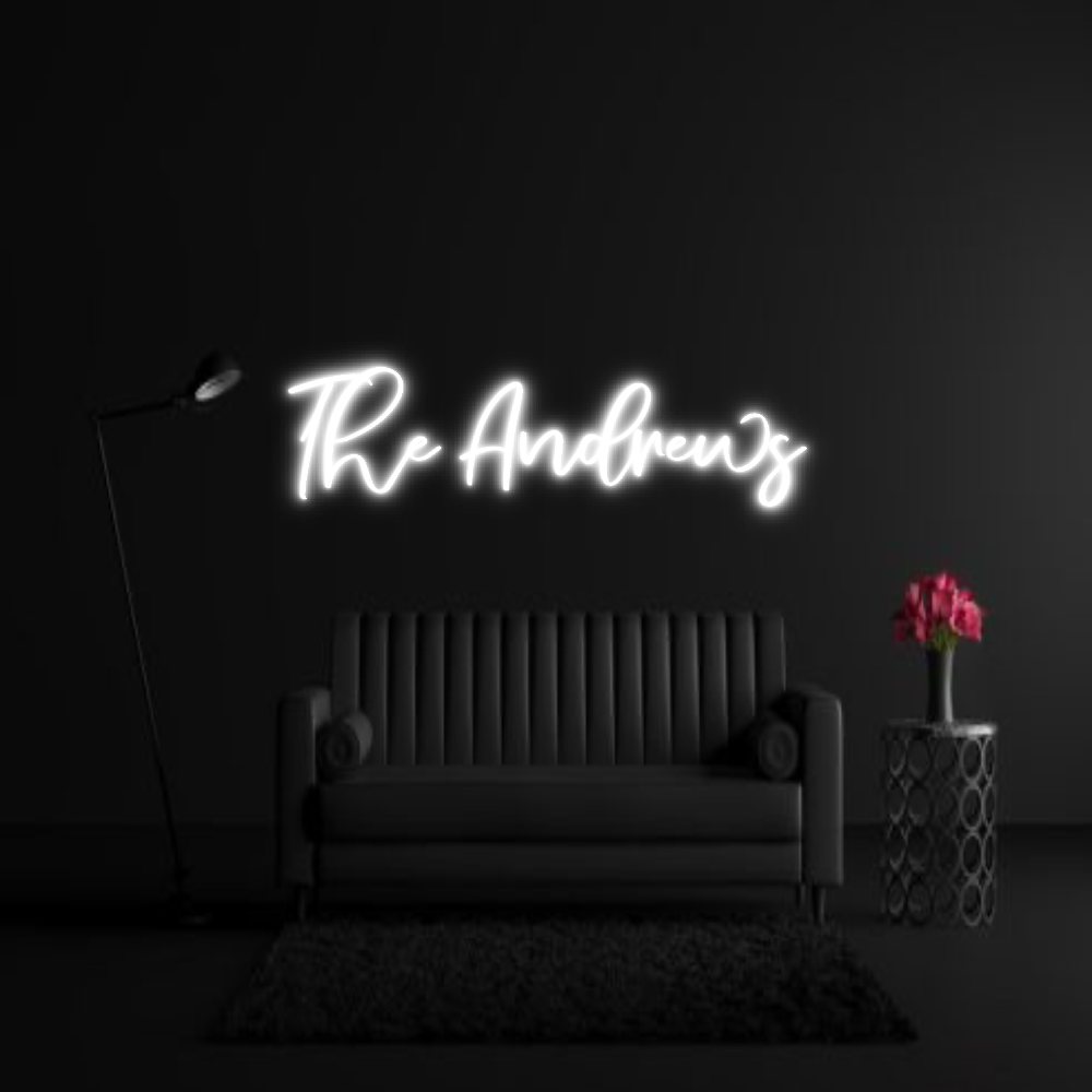 CREATE YOUR OWN WEDDING NEON SIGN The Andrews