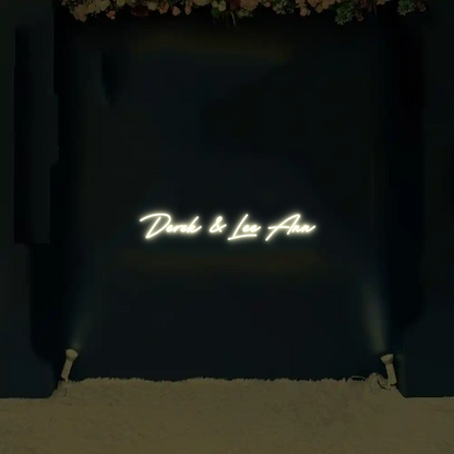 CREATE YOUR OWN WEDDING NEON SIGN Derek & Lee A...