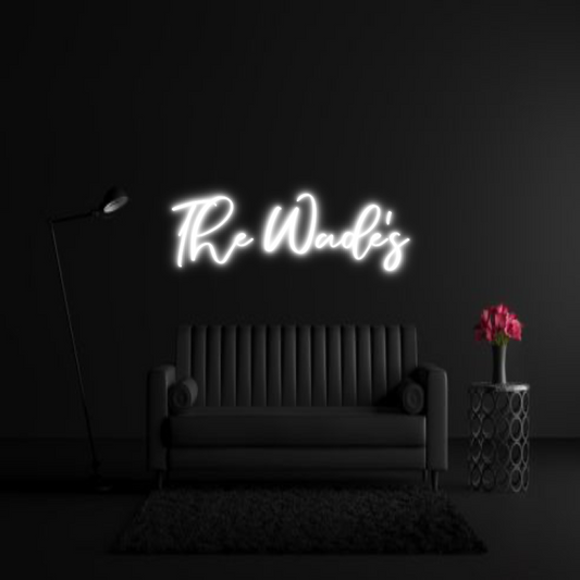 CREATE YOUR OWN WEDDING NEON SIGN The Wade’s