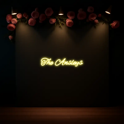 CREATE YOUR OWN WEDDING NEON SIGN The Ansleys