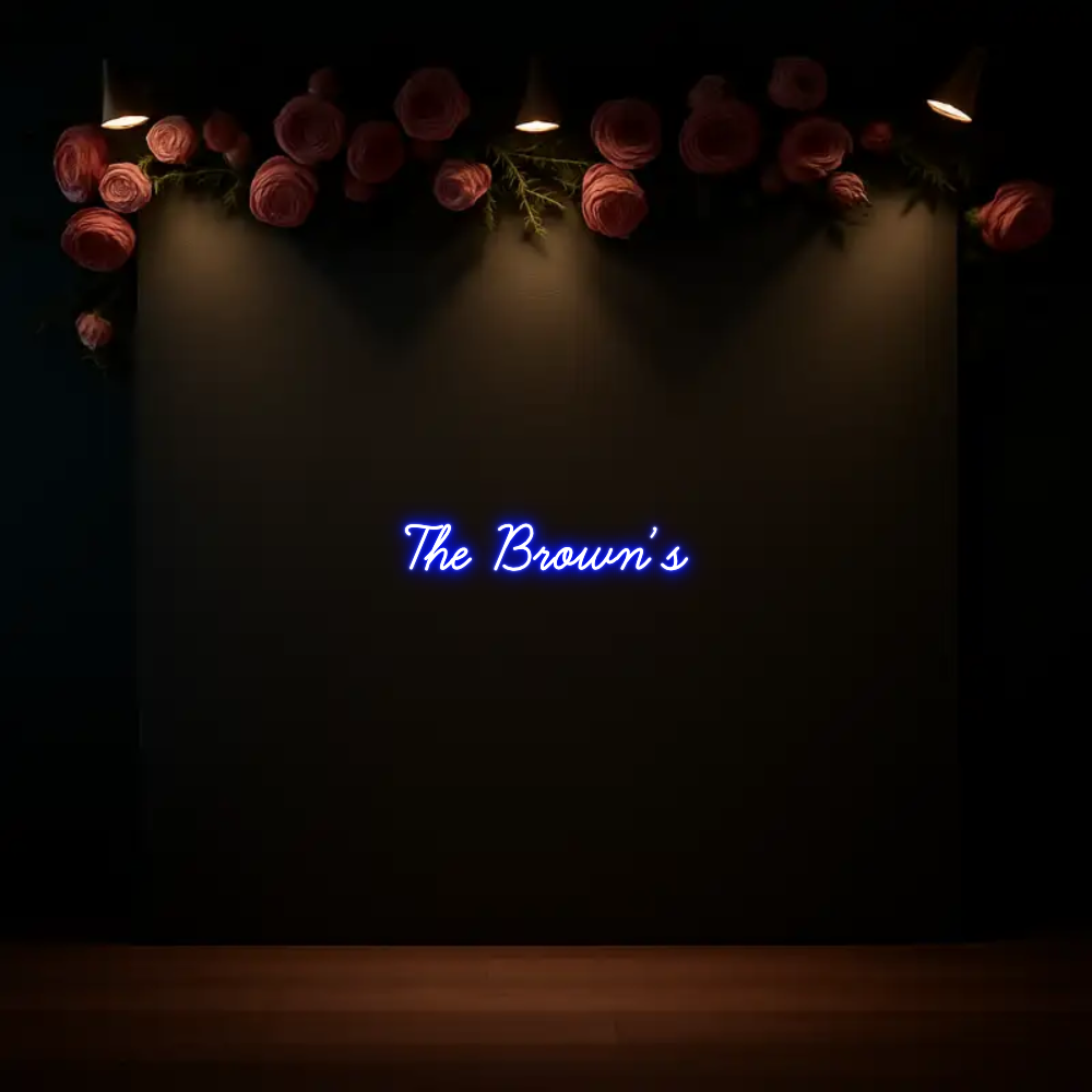 CREATE YOUR OWN WEDDING NEON SIGN The Brown’s