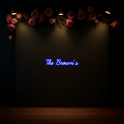 CREATE YOUR OWN WEDDING NEON SIGN The Brown’s