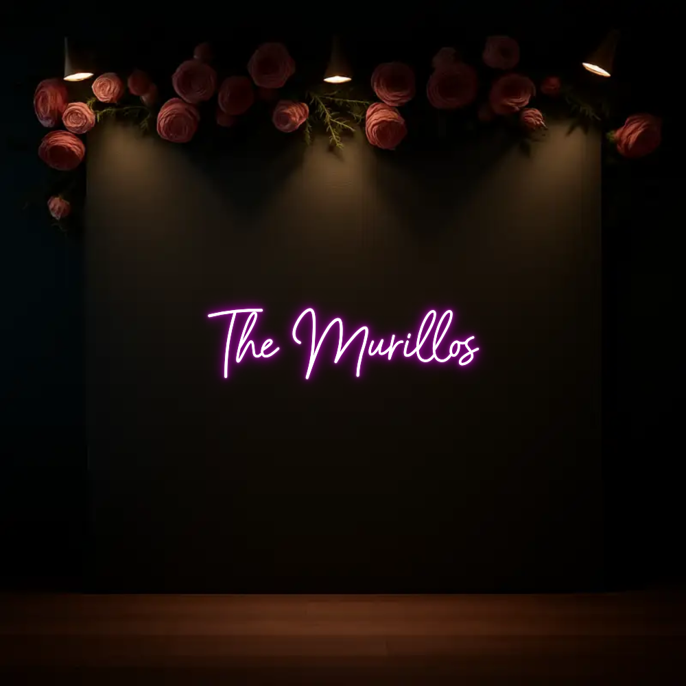 CREATE YOUR OWN WEDDING NEON SIGN The Murillos