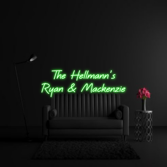 CREATE YOUR OWN WEDDING NEON SIGN The  Hellmann...