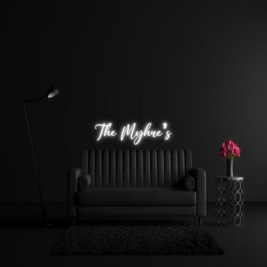 CREATE YOUR OWN WEDDING NEON SIGN The Myhre’s