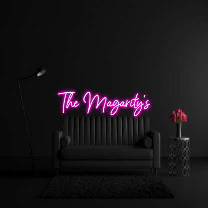 CREATE YOUR OWN WEDDING NEON SIGN The Magarity’s