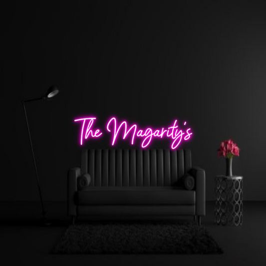CREATE YOUR OWN WEDDING NEON SIGN The Magarity’s