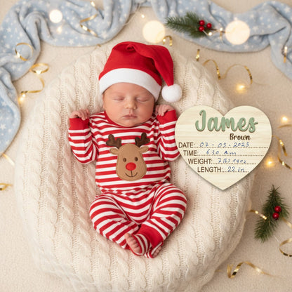 Personalized Baby Announcement Sign | Wooden Name Sign