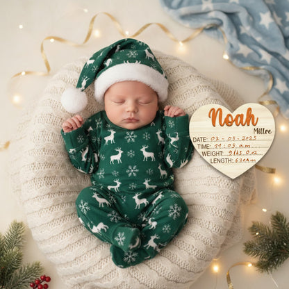 Personalized Baby Announcement Sign | Wooden Name Sign