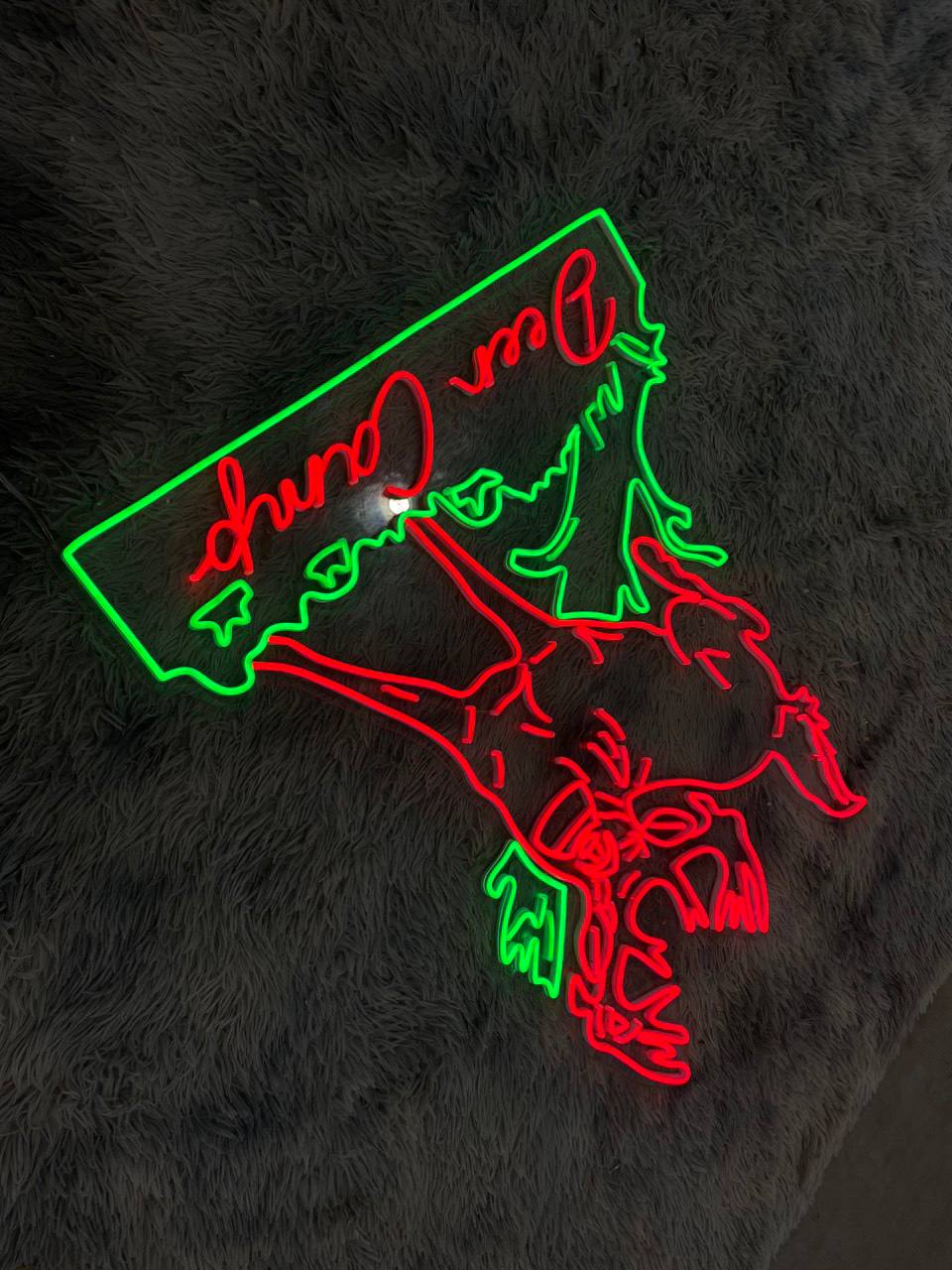 Custom Deer Hunting Neon Sign Wall Art LED Light Personalized Hunter Name Neon Sign Home Decor Antler Cabin Decoration Housewarming Xmas birthday