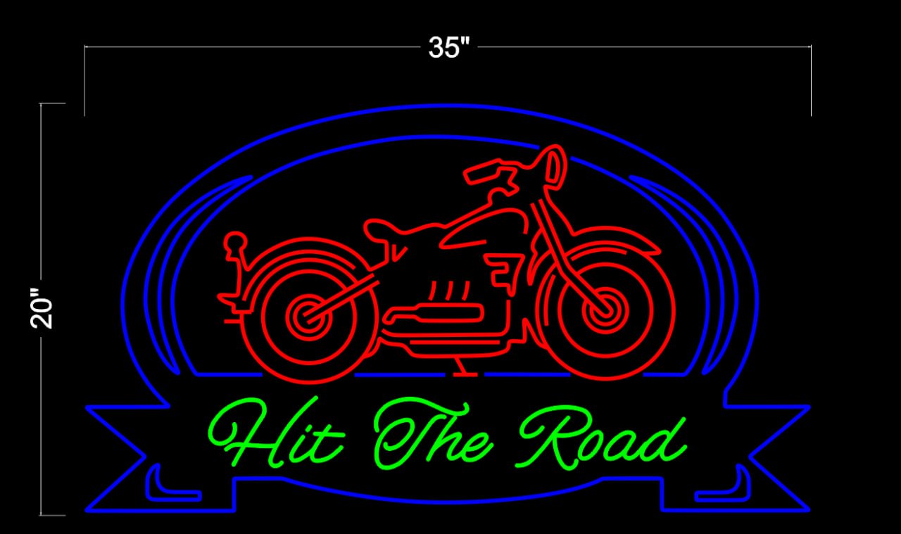 Motorcycle Lover Neon Sign - Custom Name Motorcycle Lover Neon Signs For Home, Birthday Gift Giving Name Neon Lights