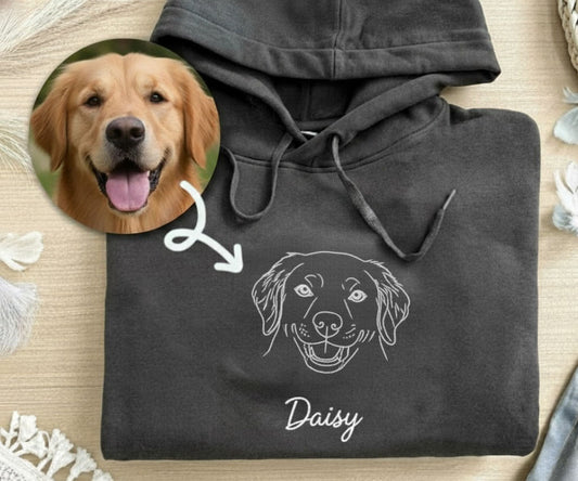 Custom Pet Outline Embroidered