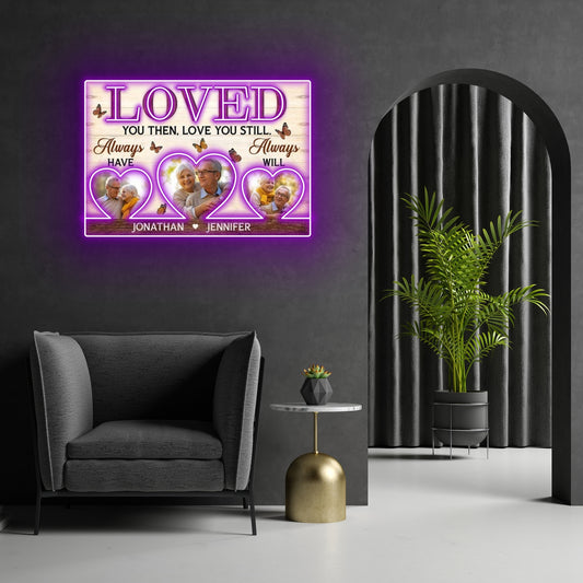 Gift for Couple Love You Always Led Neon Signs Acrylic Artwork