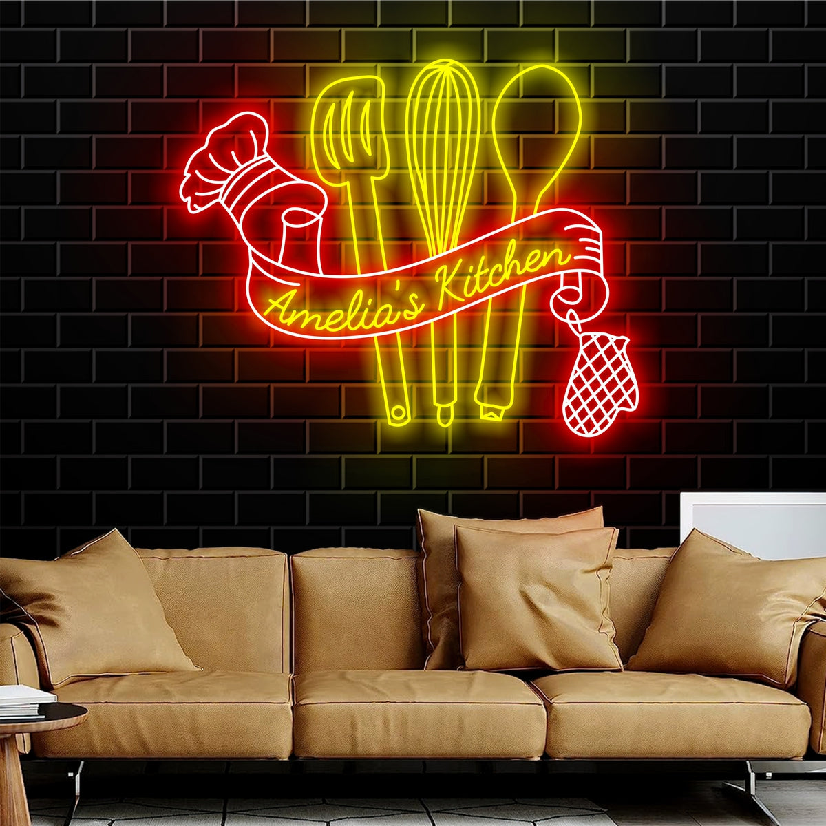 Customize Kitchen Baking Tools Led Neon Sign for Kitchen Decor