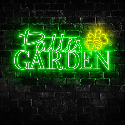 Garden Neon Sign - Custom Garden Led Neon Sign for Wall Decor