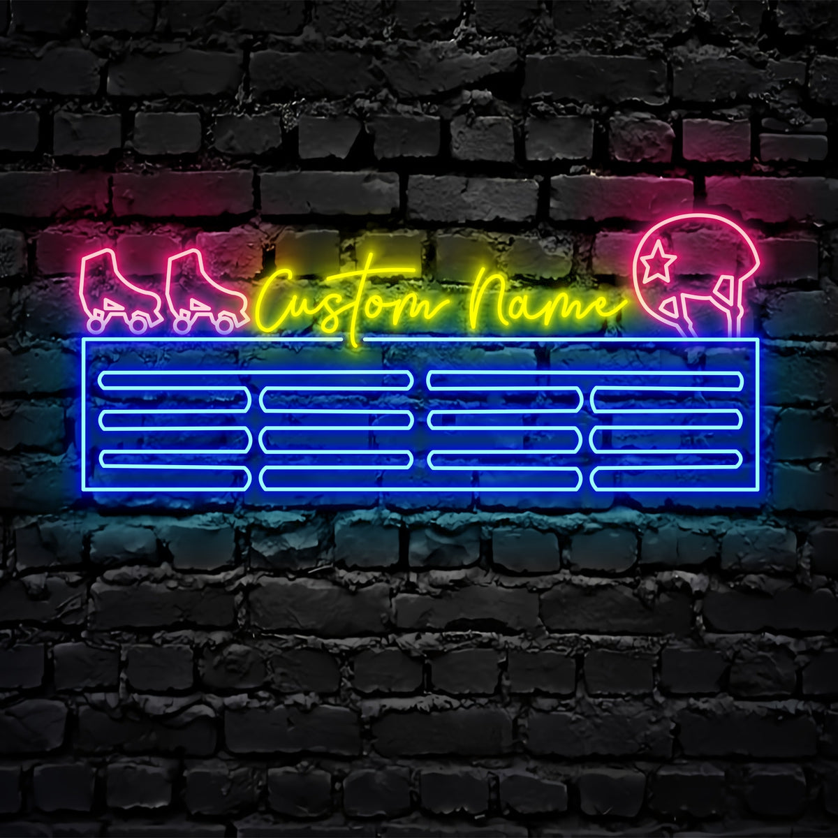 Roller Derby Neon Sign - Custom Name Roller Derby Led Neon Sign - Gift Idea for Roller Derby